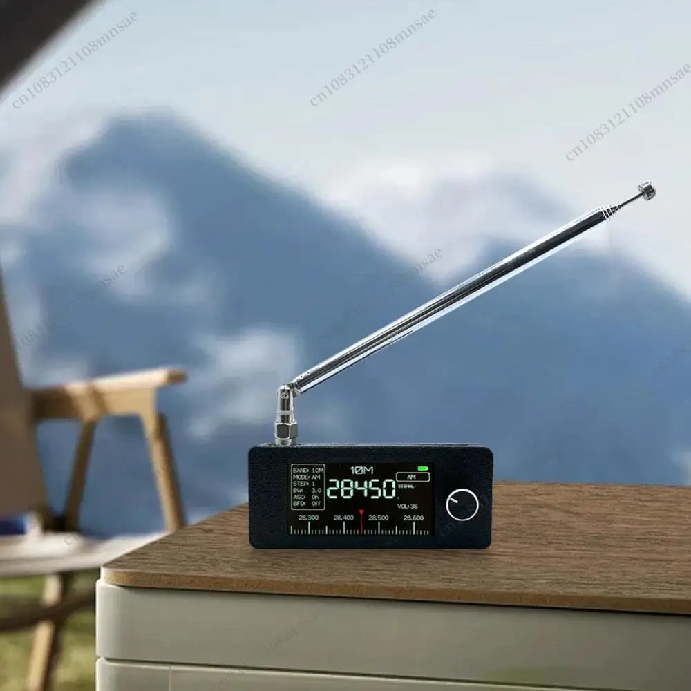 SI4732 0.5-108mhz Pocket Mini Radio LSB USB AM FM FM/AM Radio 1.9inch IPS Screen All Band Radio Receiver HF SW MW VHF Radio