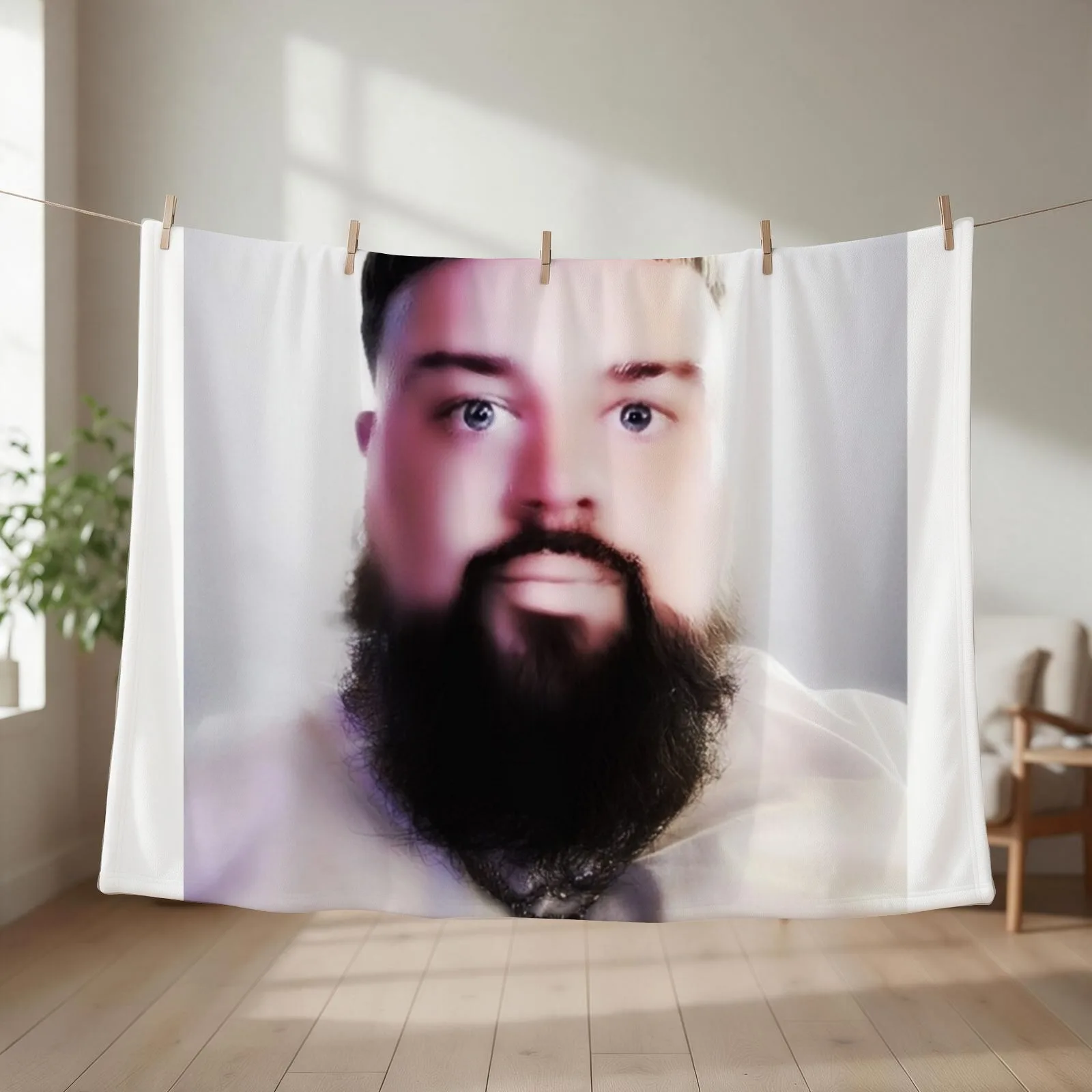 joeyy airbrush squareprint Throw Blanket Luxury valentine gift ideas Tourist Retros Blankets