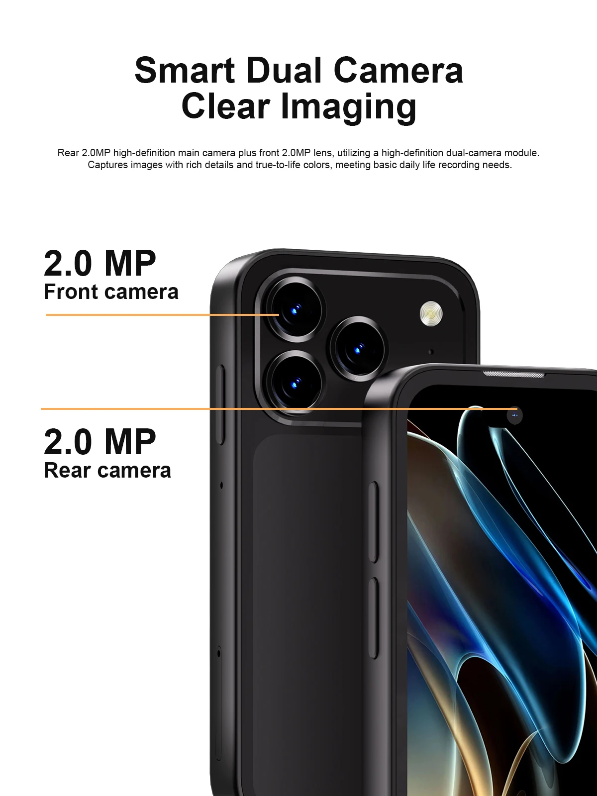 SERVO 17 PRO MAX Mini Smartphone 3.75" Fullview Display 3G Cellular Dual SIM Android Small Smart Mobile Phones Face Unlock GPS