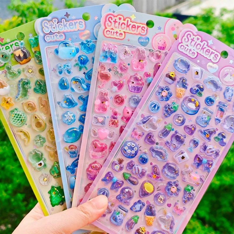 

Милые фруктовые животные: 3D-наклейки с рельефом для скрапбукинга, DIY-поделок, декора, школьных принадлежностей, подарков и игрушек