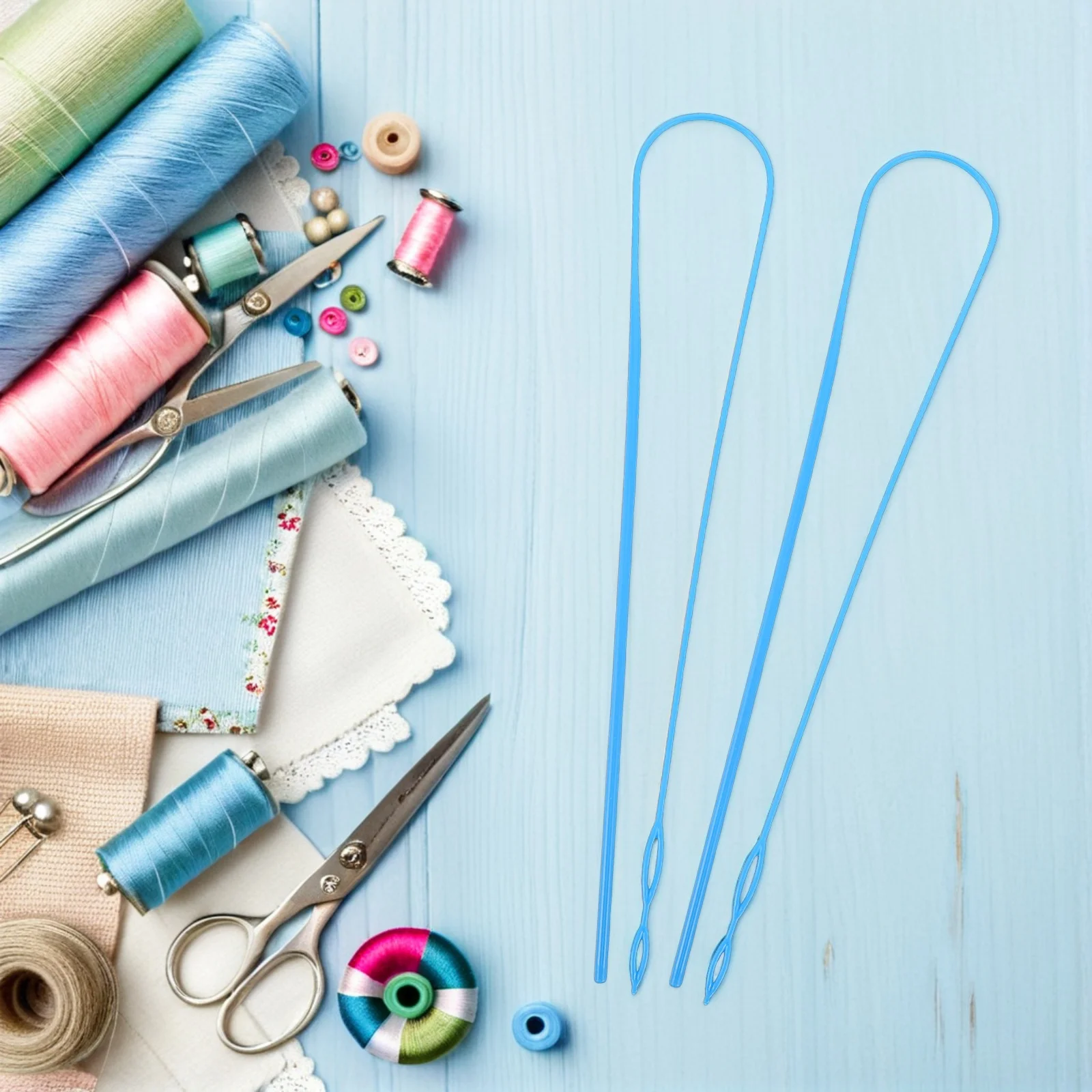 

5Pcs Drawstring Threader Tool Flexible Plastic Threading Tool for Hoodie Jacket Pants Sweatpants Waistband Elastic Cord