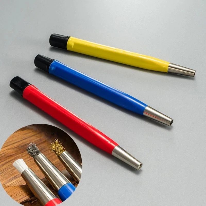 1pc Watch Jewelry Cleaning Pen Fiberglass Scratch Brush Pen Rust Stain Remover Pen Jewelry Electronic Components Repair Tool