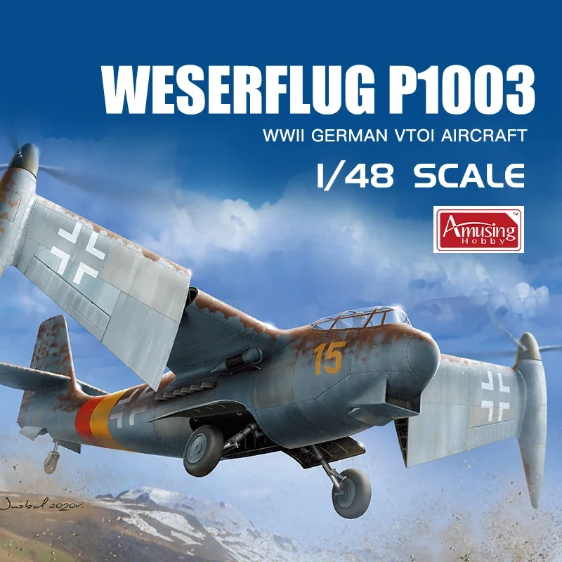 

Забавный Hobby 48A002 1/48 Weser gcu P.1003/1 Комплект масштабной модели немецкого самолета VTOL времен Второй мировой войны