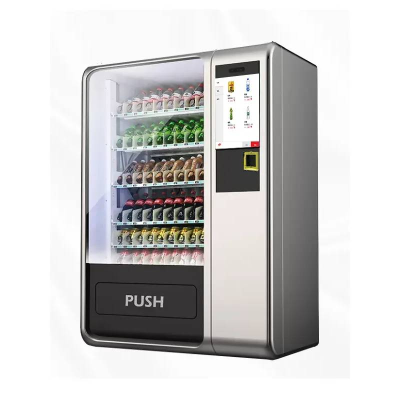 24 hours Customized Automatic Retail Small Vending machine Combo Self Snack Vending Machine for Foods and Drinks