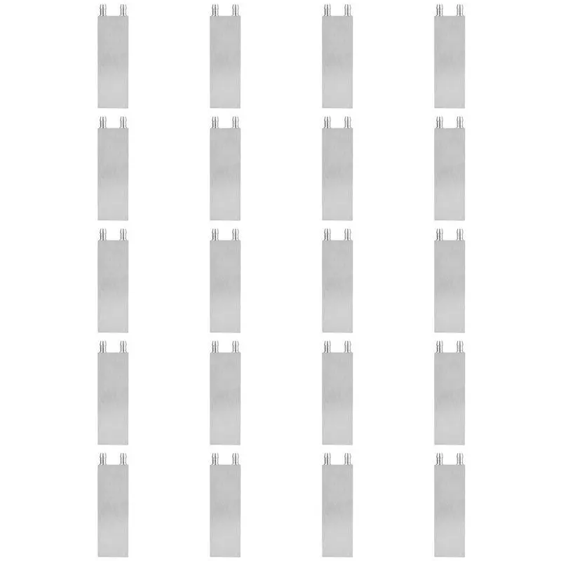 Exquisite-20X Aluminum Water Cooling Block 80X40x12mm Cooler For Computer CPU Radiator