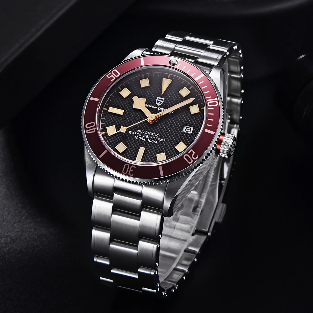 PAGANI DESIGN 2026 New BB58 Men's Watches Mechanical Watch For Men Luxury Automatic Miyota 8215 Sports Waterproof Watch Mens image 2