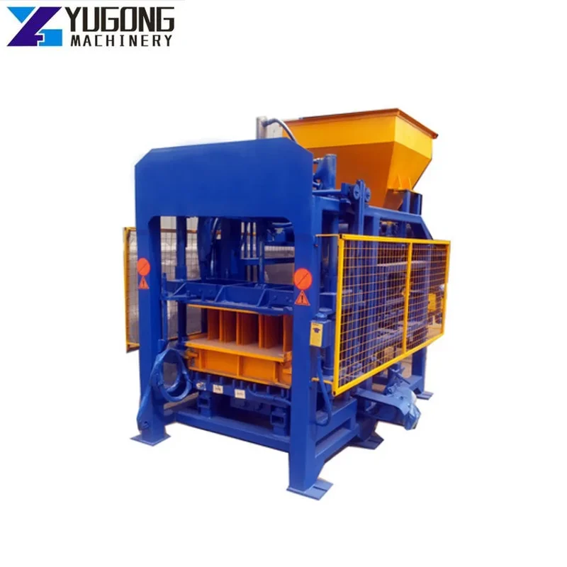 YG Small Concrete Block Plant Profitable Brick Making Machine Price Cheap Moving Concrete Hollow Flower Pot Brick Block Machine