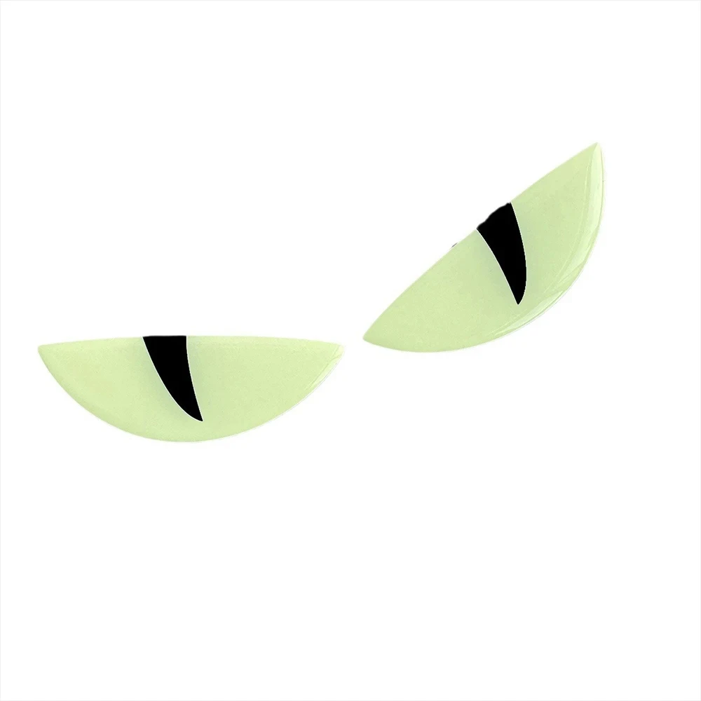 Reflective Devil's Eye Stickers For Car and Motorcycle Decor Luminous Improves Night visibility Safety Durability Fashion