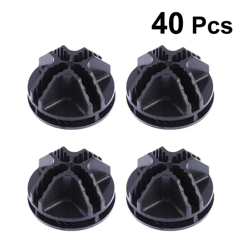 40pcs Closet Clasp Buckle Clip Wire Cube Plastic Connectors for Cube Storage Shelving and Cabinet Modular Organizer C losetClasp
