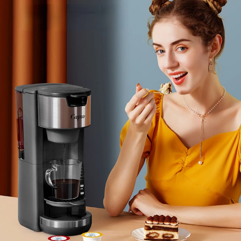 Cafetera Expreso Coffe Machine American Office Home Automatic Drinking Tea Capsule Coffee Machine Suit Автоматическая Кофемаш