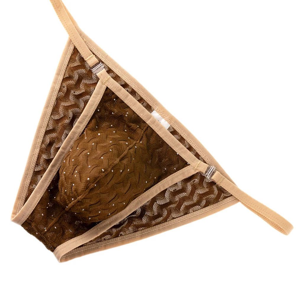 

Сексуальные мужские кружевные прозрачные дышащие летние мужские трусы с низкой посадкой, трусы-мешочки для геев, полые трусы, мужское сексуальное нижнее белье