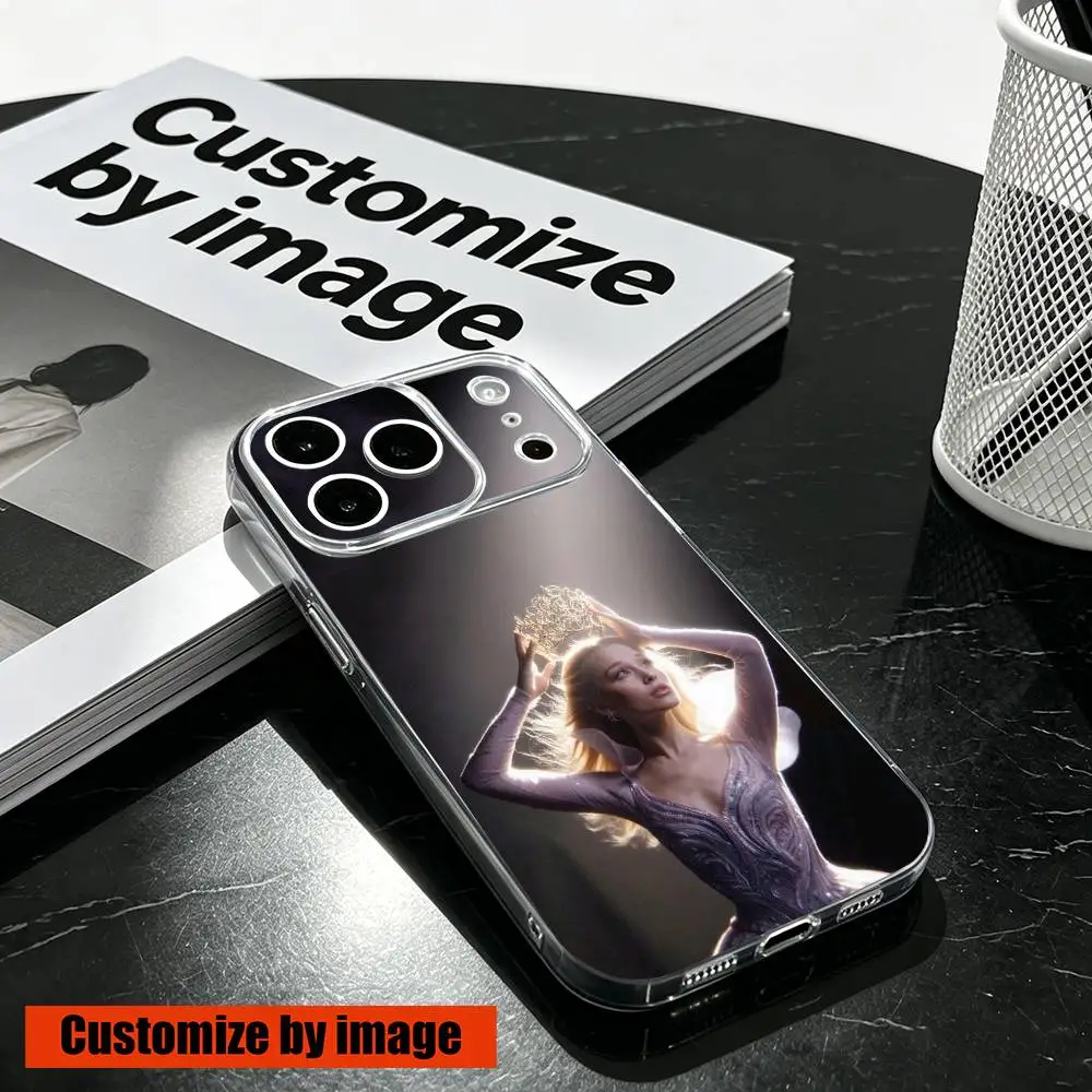 Funda de Silicona Transparente para Teléfono A-Ariana G-Grande ARi Singer, Compatible con iPhone 17 16 15 14 13 12 11 Mini Pro Max Plus