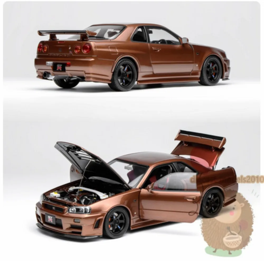 

MotorHelix 1/18 Nissan GT-R (R34) CUSTOMIZED VERSION Alloy Diecast Model Car Toy