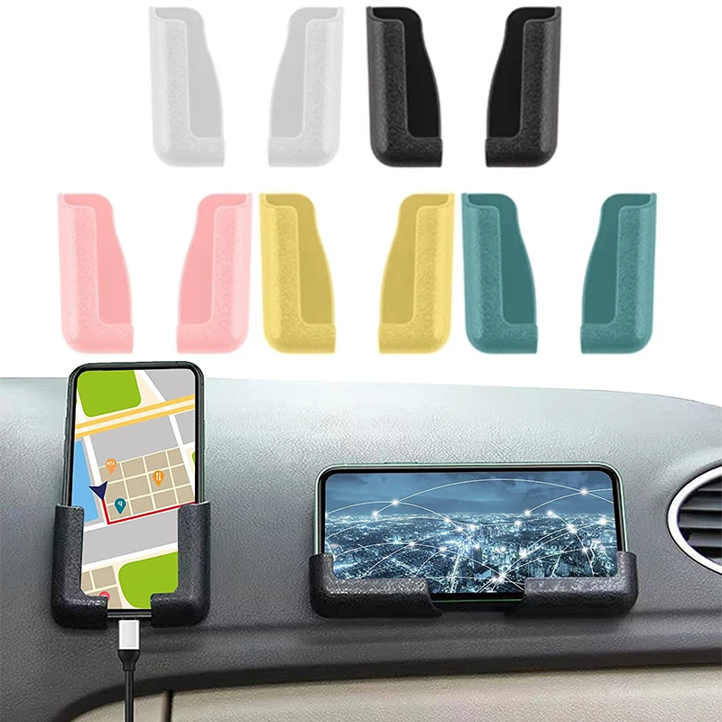 Self-Adhesive Dashboard Phone Mount Holder Car Phone Holder Universal Car Gravity Holder GPS Stand Rack Car Interior Accessories