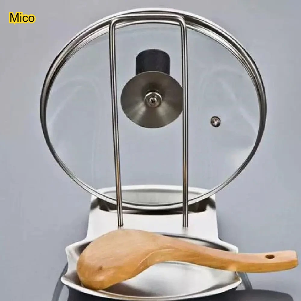 

Multi-Functional Stainless Steel Pot Lid Holder | Space-Saving Kitchen Storage Rack for Utensils & Dishes