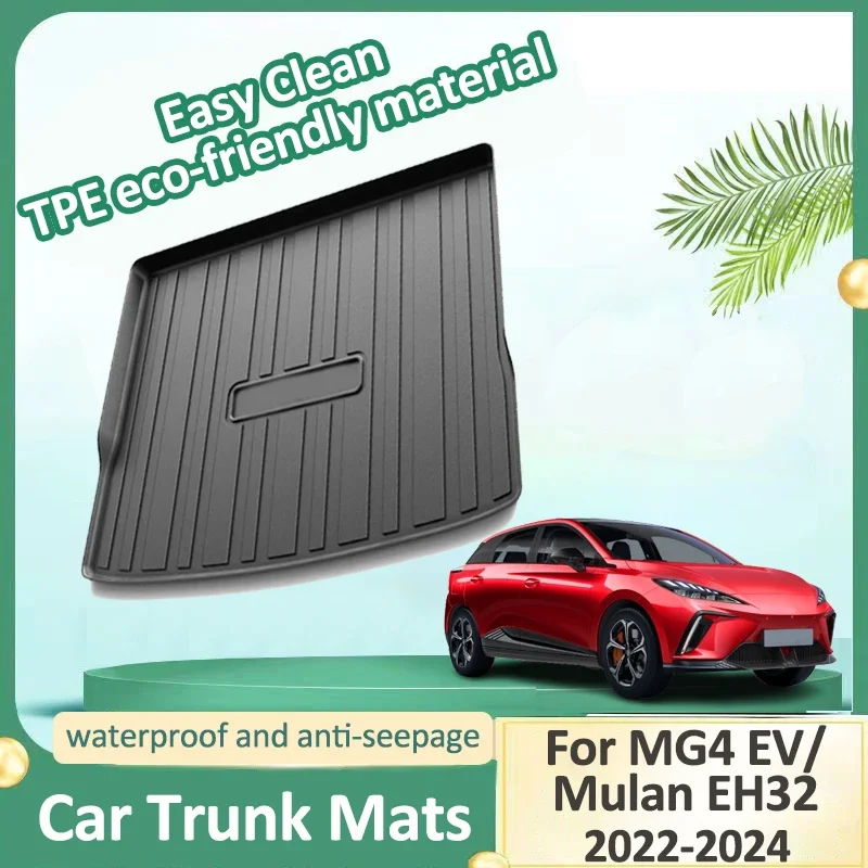 

Car Trunk Mat For MG4 EV Car Accessories 2023 Mulan EH32 2022 2024 TPE Trunk Mats Cargo Liners Boot Carpet Anti-dirty Auto Tools