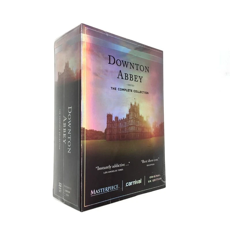 EnglishDrama Downton Abbey 22 قطعة DVD 3 مجموعة صناديق الإنجليزية Subtitle صورة القرص Grantham روبرت كوسبلاي سوبر ديفينيشن سجل الهدايا
