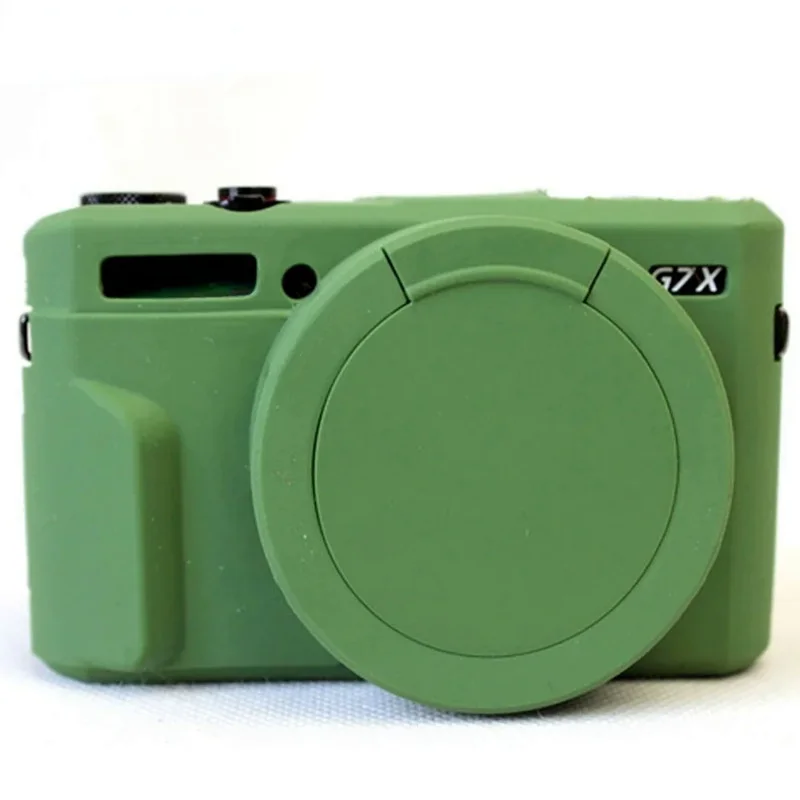 

For Canon G7X Mark 2 G7X II g7x2 g7x3 g7xiii with silicone lens cap soft silicone rubber camera bag protective body cover case