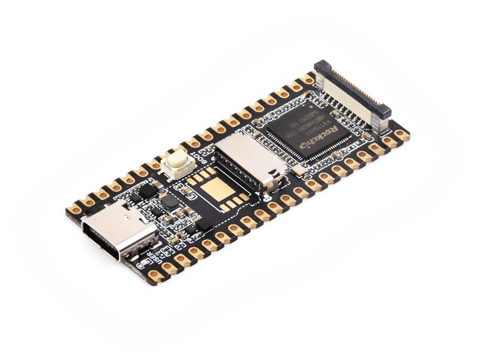 LuckFox Pico RV1103 Linux Micro Development Board, Integrates ARM Cortex-A7/RISC-V MCU/NPU/ISP Processors