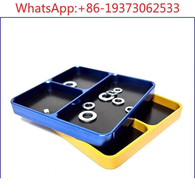 bandeja-metalica-para-ferramentas-de-instalacao-de-rolamentos-rc-com-bandeja-magnetica-para-armazenamento-de-pequenas-pecas-e-reparo-de-modelos