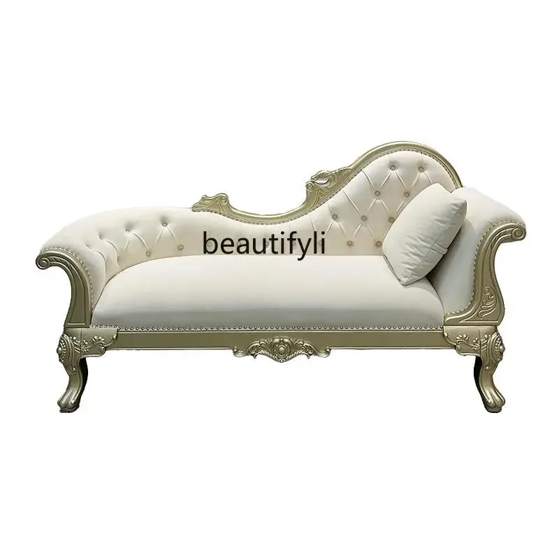 

American concubine couch Modern living room Balcony Beauty couch Bay window Bedside concubine chairAsmt52