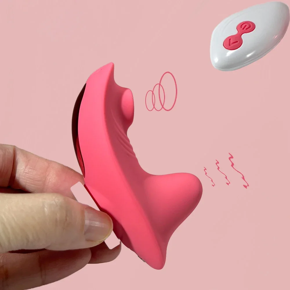Tease Me Wearable Panty Vibrator Remote Controlled Suction Panty Teaser Magnetic Clip For Both Clitoral and Vaginal Stimulation