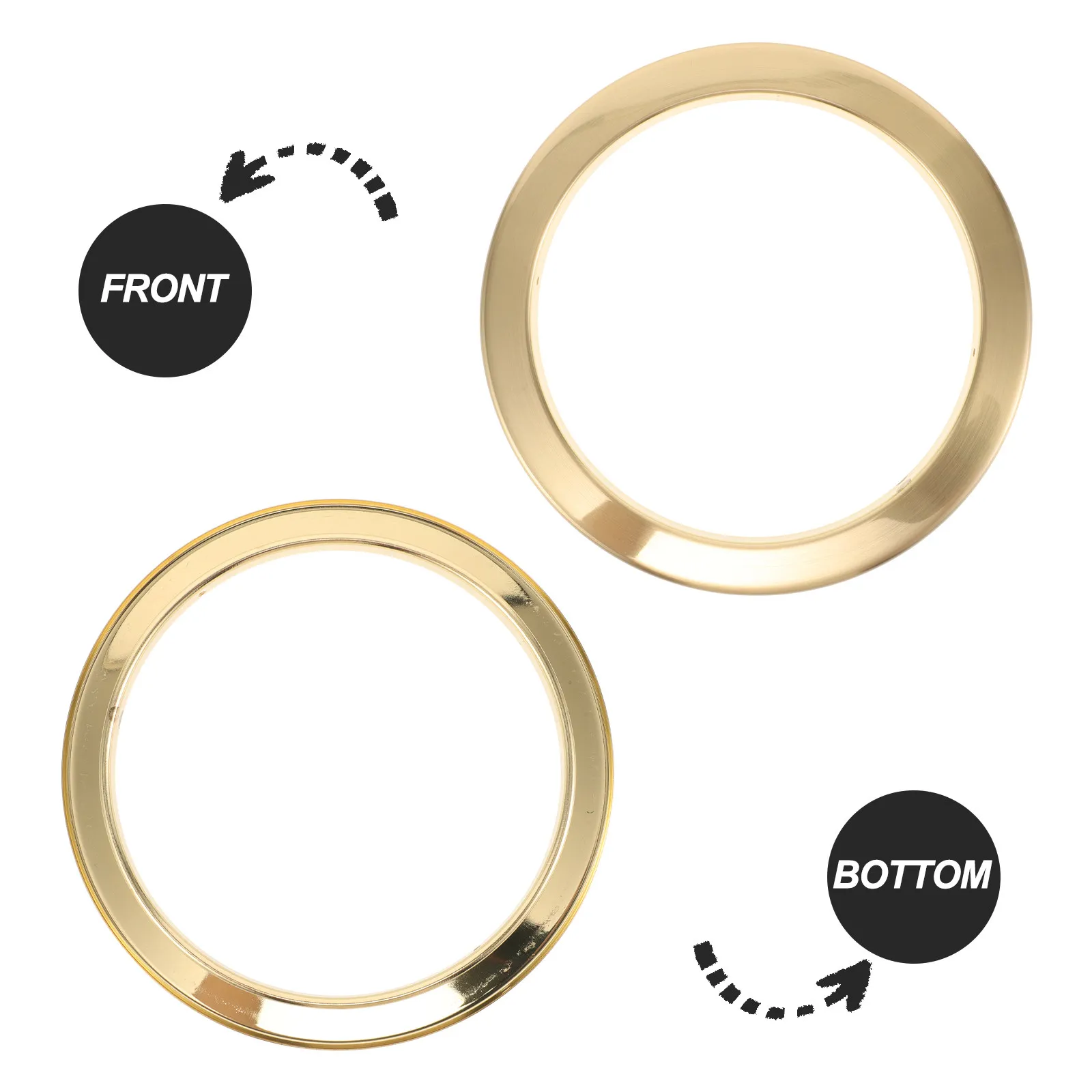 Stainless Steel Circle Trash Chute Grommet for Kitchen Bathroom Countertops Embedded Flush Trash Can Cover Countertop Waste Bin