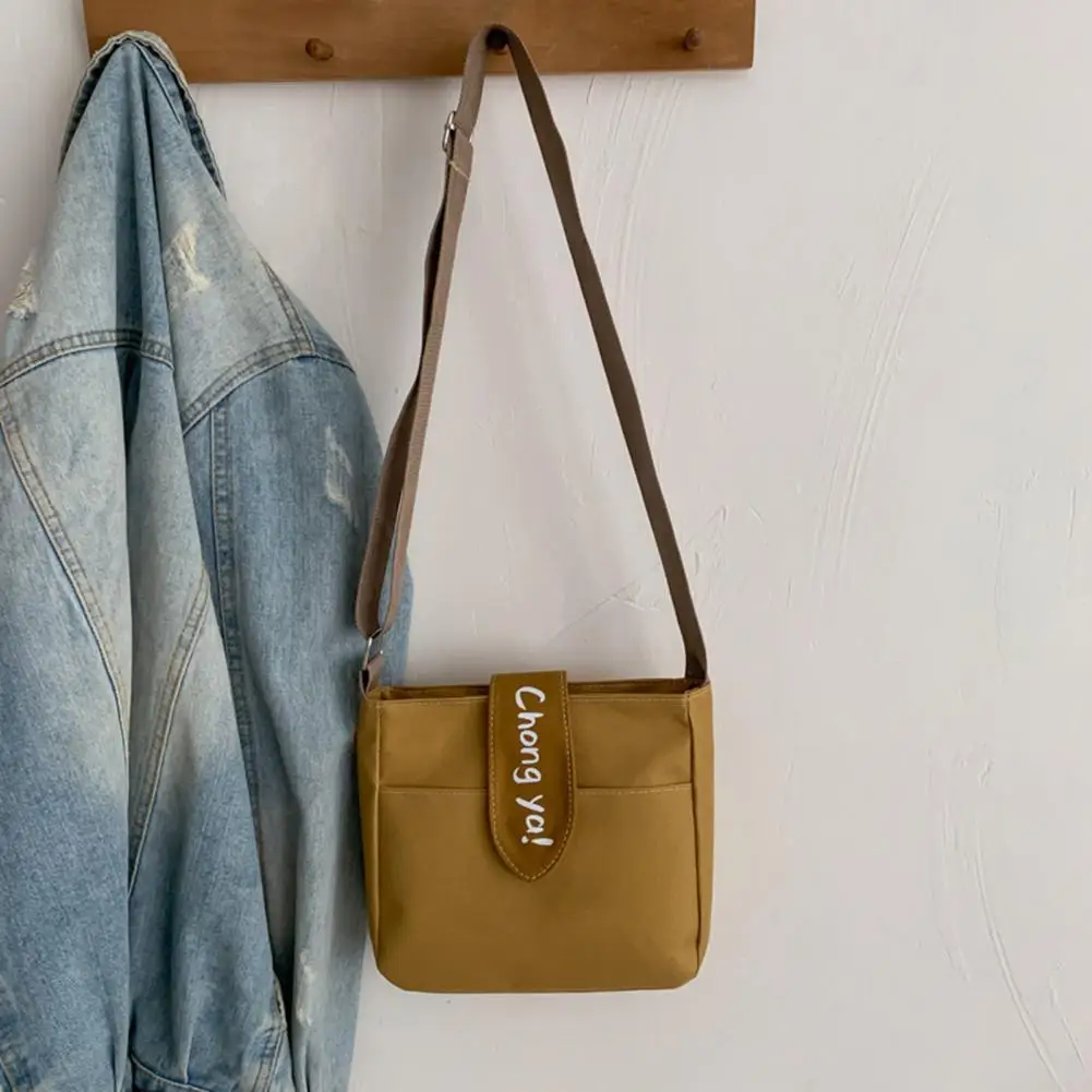 

Exquisite Workmanship Shoulder Bag Canvas Shoulder Bag Stylish Canvas Crossbody Bag with Adjustable Strap for Girls for Outings