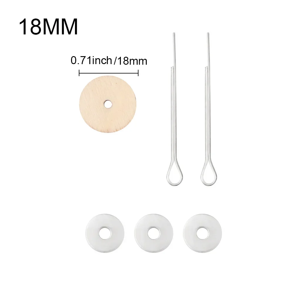 20/50Pcs 15/20/25/30/35/45mm Weiß Kunststoff DIY Puppe gelenke Teddybär Machen Handwerk Kinder Spielzeug Puppen Zubehör Für Kind Spielzeug