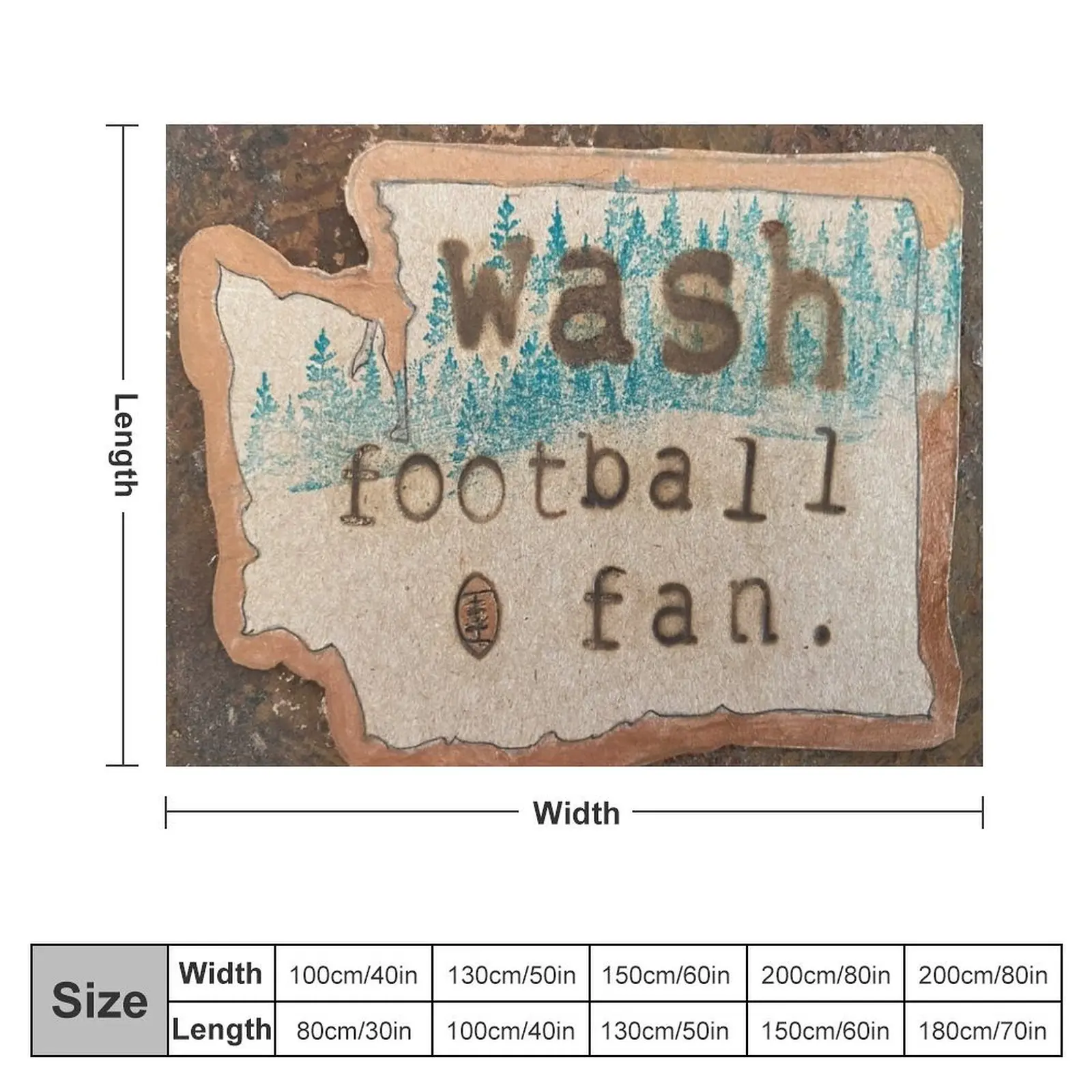 Washington Football Fan Throw Blanket Tourist Polar Sofa Throw warm winter Blankets