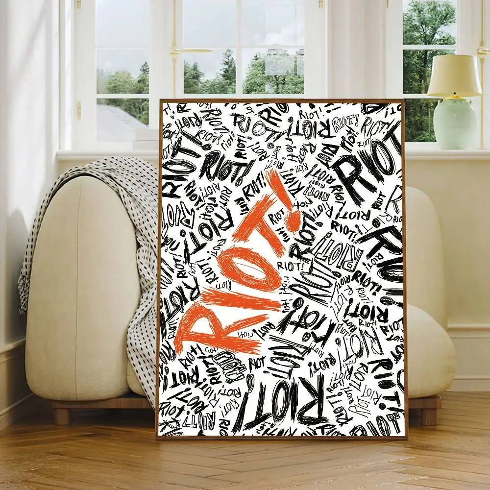 Band P-Paramore R-IOT Poster HD home decor home living room bar aesthetic decor sticky wall waterproof