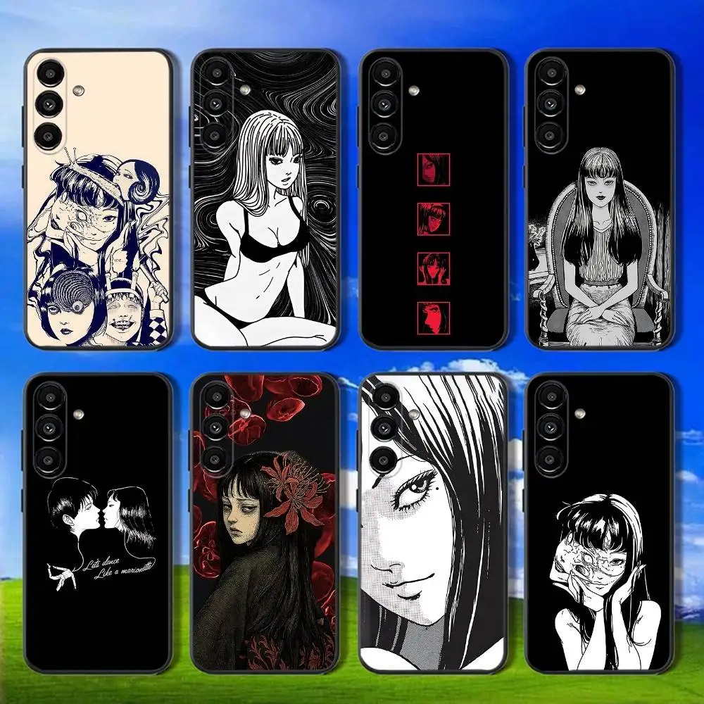 

Comics J-Junji Ito T-Tomie Phone Case For Samsung Galaxy A13,A21s,A22,A31,A32,A52,A53,A71,A80,Soft Black Shell
