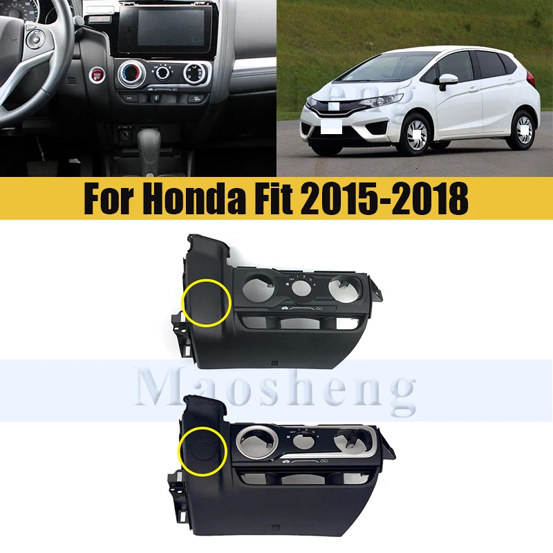 Air Conditioning Panel Frame For Honda Fit 2015-2018 Air Conditioning Control Switch Panel Knob Decorative Panel Frame Cover