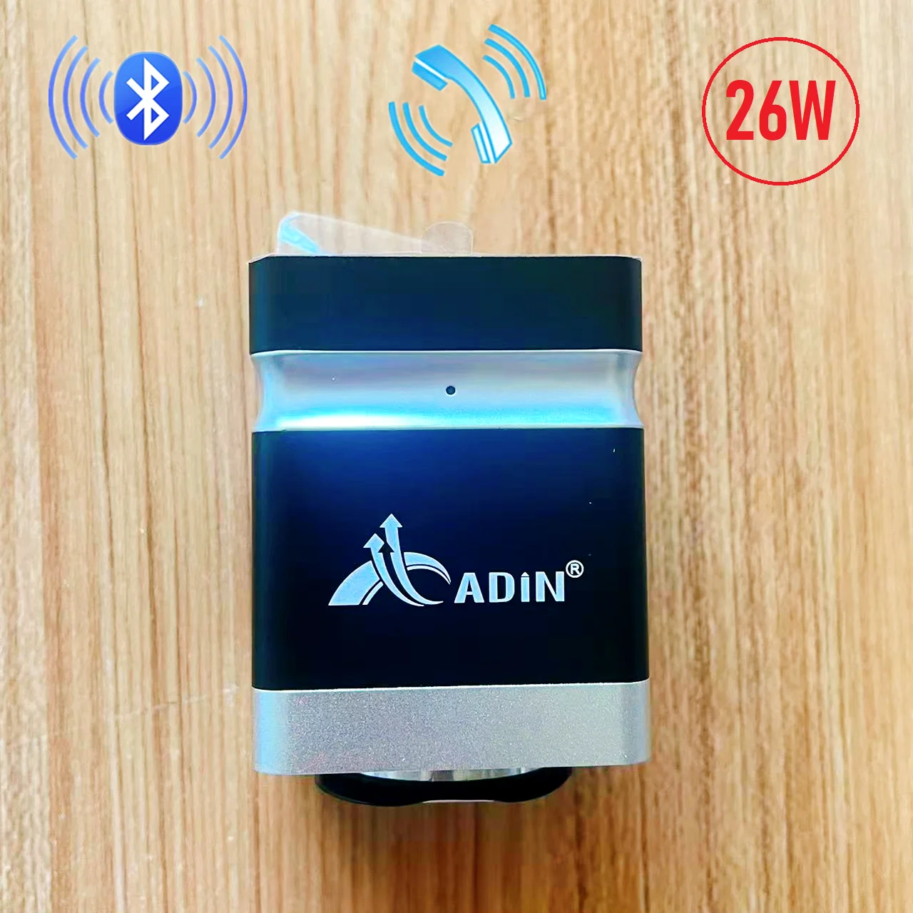 Adin 26W Bluetooth Vibration Speaker Anti-Neighbors Portable Vibro Wireless Music Subwoofer Loudspeaker Metal Sound Box 2025