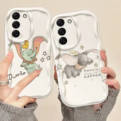 Dumbo Anime Cute For Samsung S24 S23 S21 S20 Ultra Plus FE A73 A72 A71 A51 A31 A05S A05 A04 5G Wave Oil TPU Phone Case