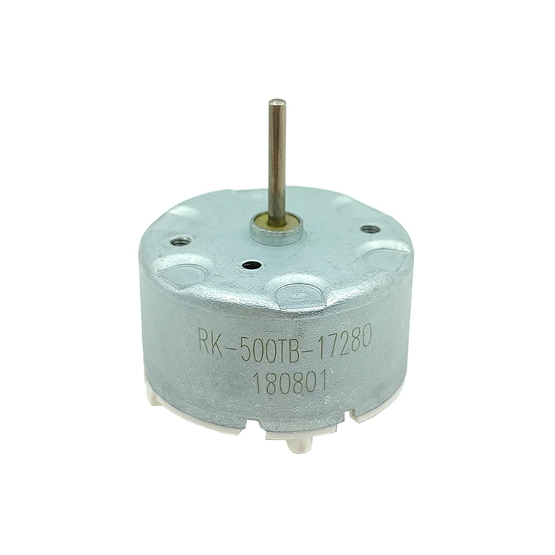 RK-500TB-17280 Mini RK-500TB Motor DC 6V-12V Micro 32mm Diameter Round Electric Spindle Motor 15mm Long Shaft for Sweeper Robot