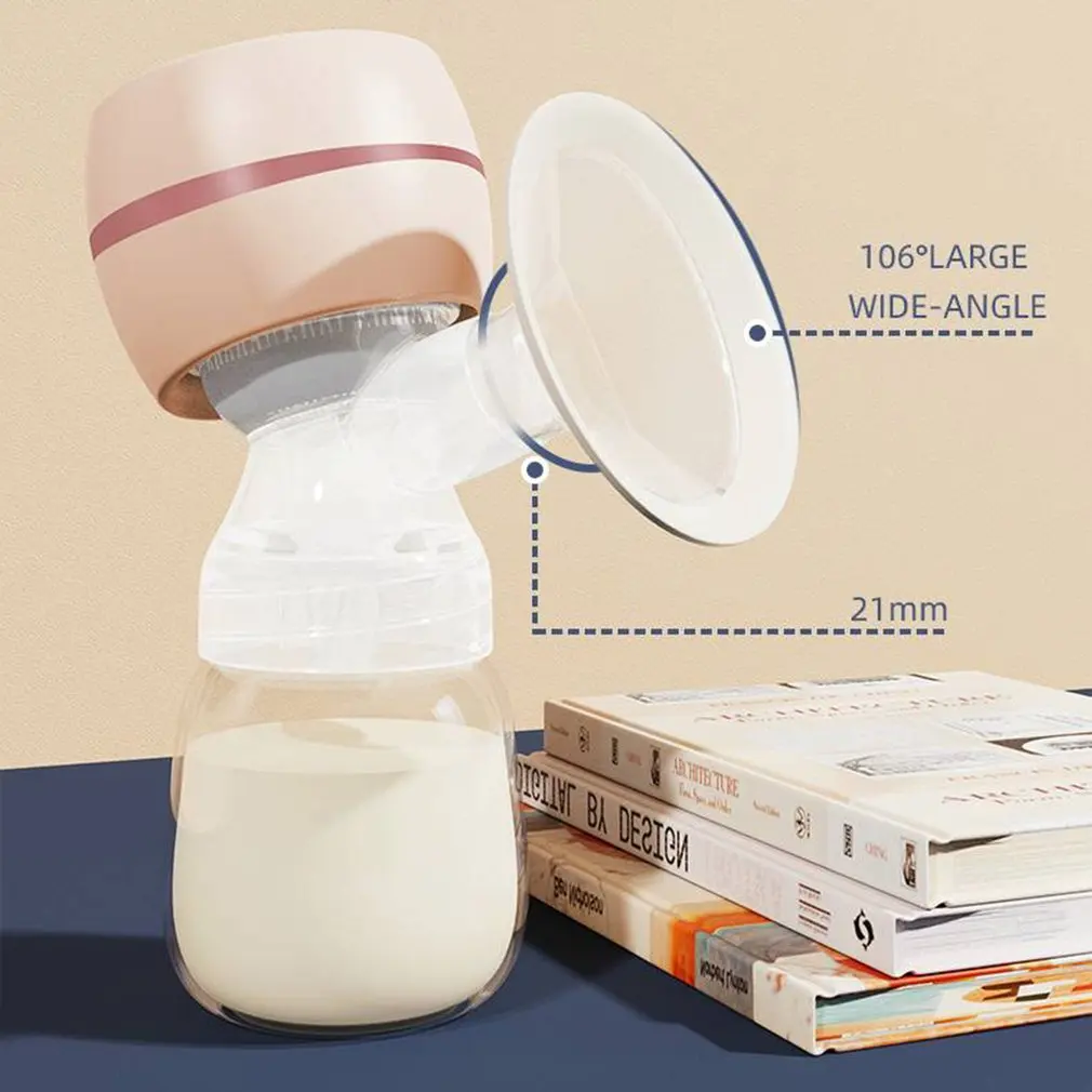 Electric Breast Pump Soft Painless Lactation Breast Massager Mute Milk Feeding Collector Portable Newborn Breastfeeding Bottle