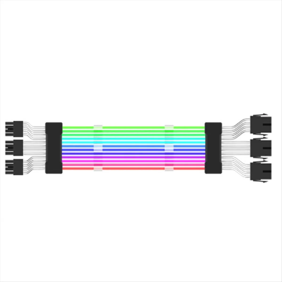 

(A23G) Удлинительный кабель питания ARGB 3X8Pin, кабель-удлинитель RGB для материнской платы компьютера