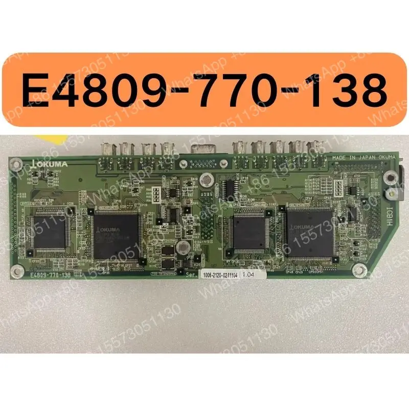 The second-hand E4809-770-138 motherboard tested OK and its functions are intact