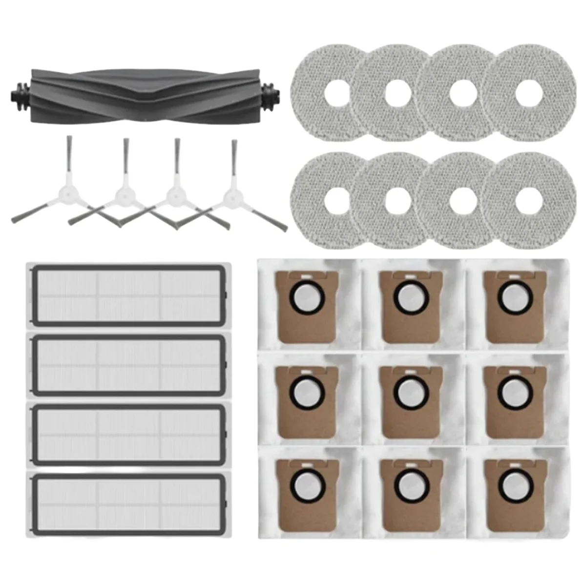 Beliebt für Dreame L10S Ultra/S10 Pro, für Xiaomi Robot Vacuum X10 Plus Hauptseitenbürste Hepa-Filter Mopp Staubbeutel Zubehör