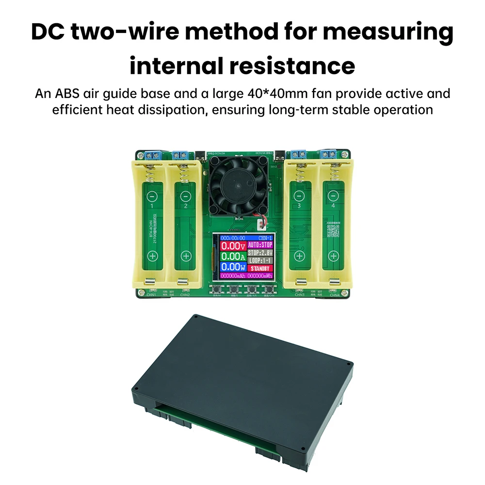 4 Channel 18650+21700 Battery Capacity Resistance Tester Automatic Charge and Discharge Module Electronic Load Tester