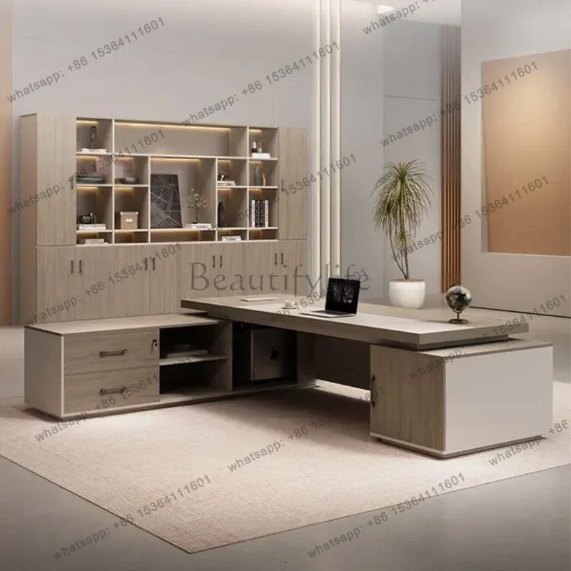 ld Storage Organizers Office Desk Reception Design Modern Computer Display   Standing Aesthetic Ufficio Home Furniture