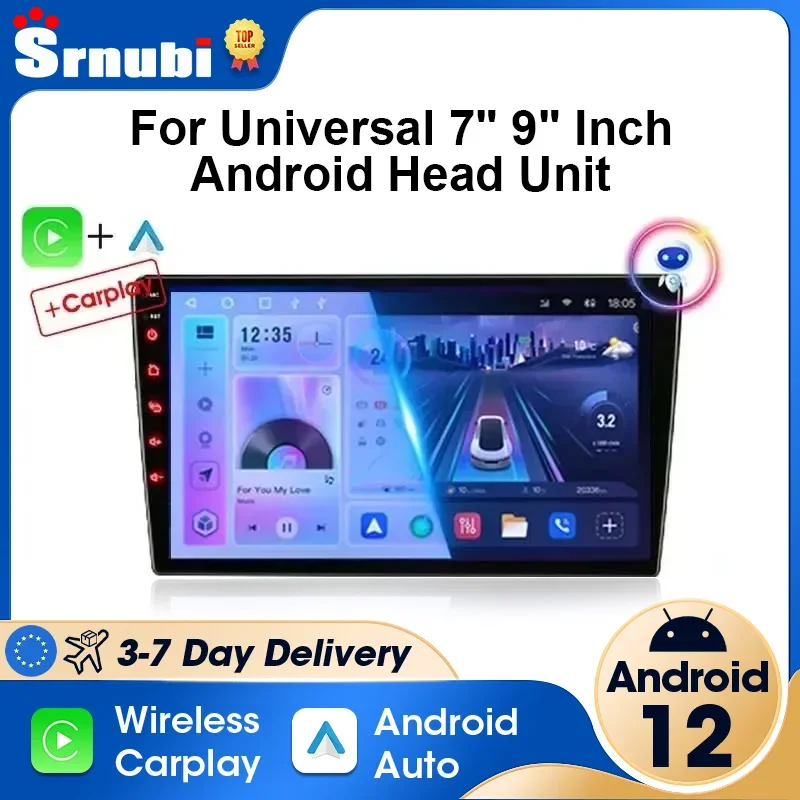 Car Radio 2 Din Android 12 Auto Carplay Universal 7