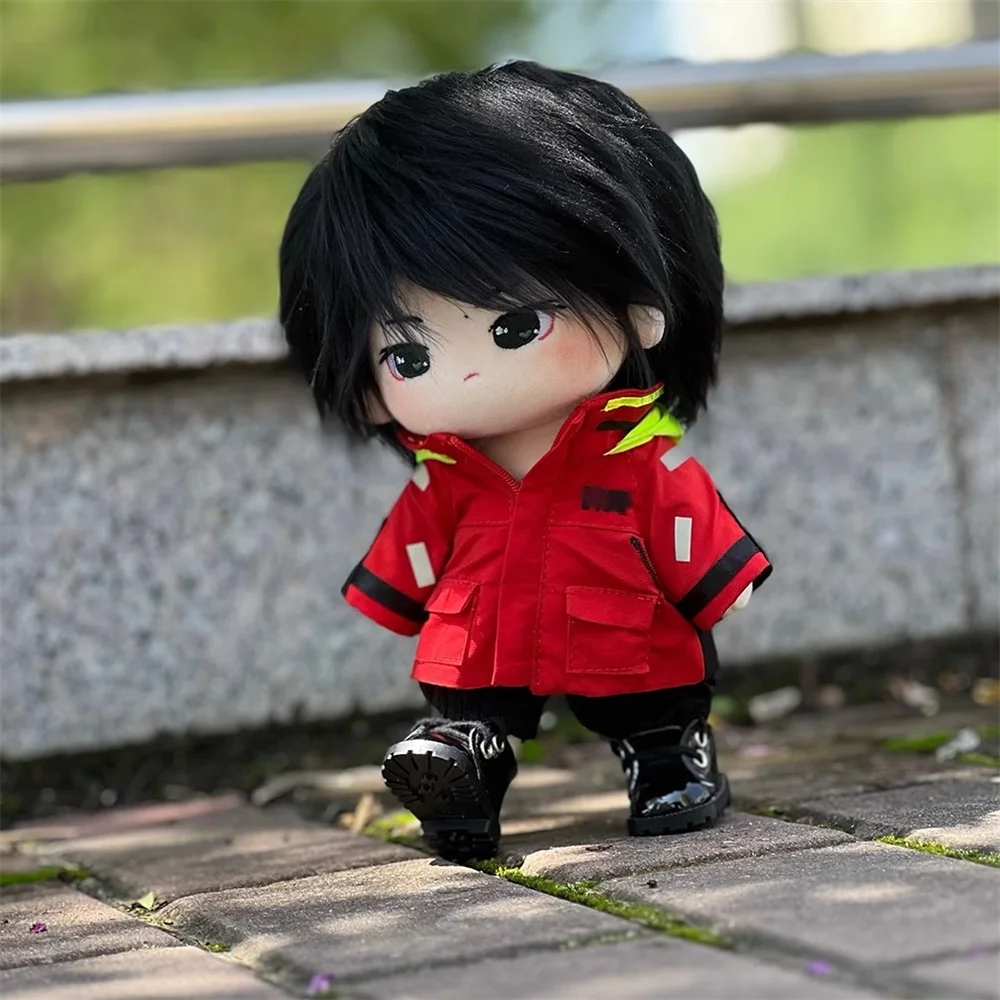 Wang Yibo Idol Star หล่อสีแดงเสื้อชุดสําหรับ 20 ซม.ของเล่นตุ๊กตาเสื้อผ้าคอสเพลย์ Original เด็กของขวัญ G