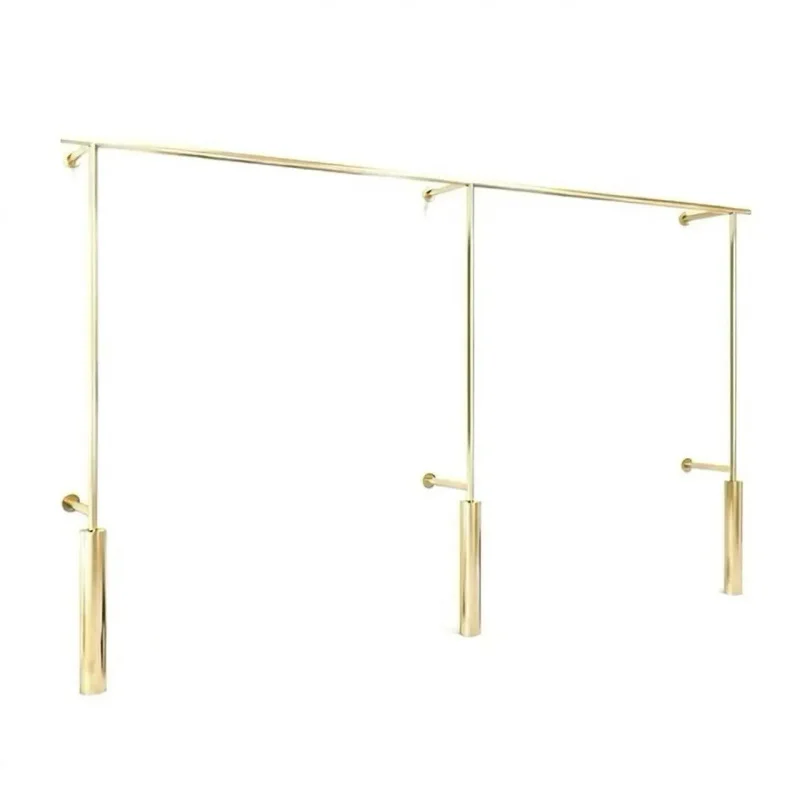 custom.Luxurious Modern Clothing Display Stand, Wall-mounted, Suitable Custom Stores and Clothing Shops