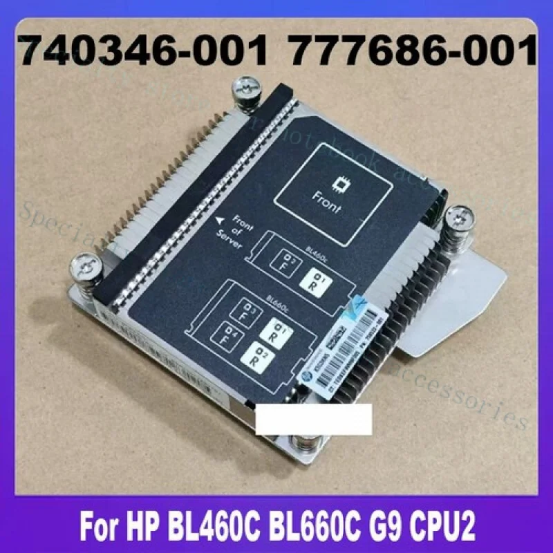 

Оригинальный радиатор A+ 740346-001 777686-001 для процессоров HP BL460C BL660C G9 CPU2