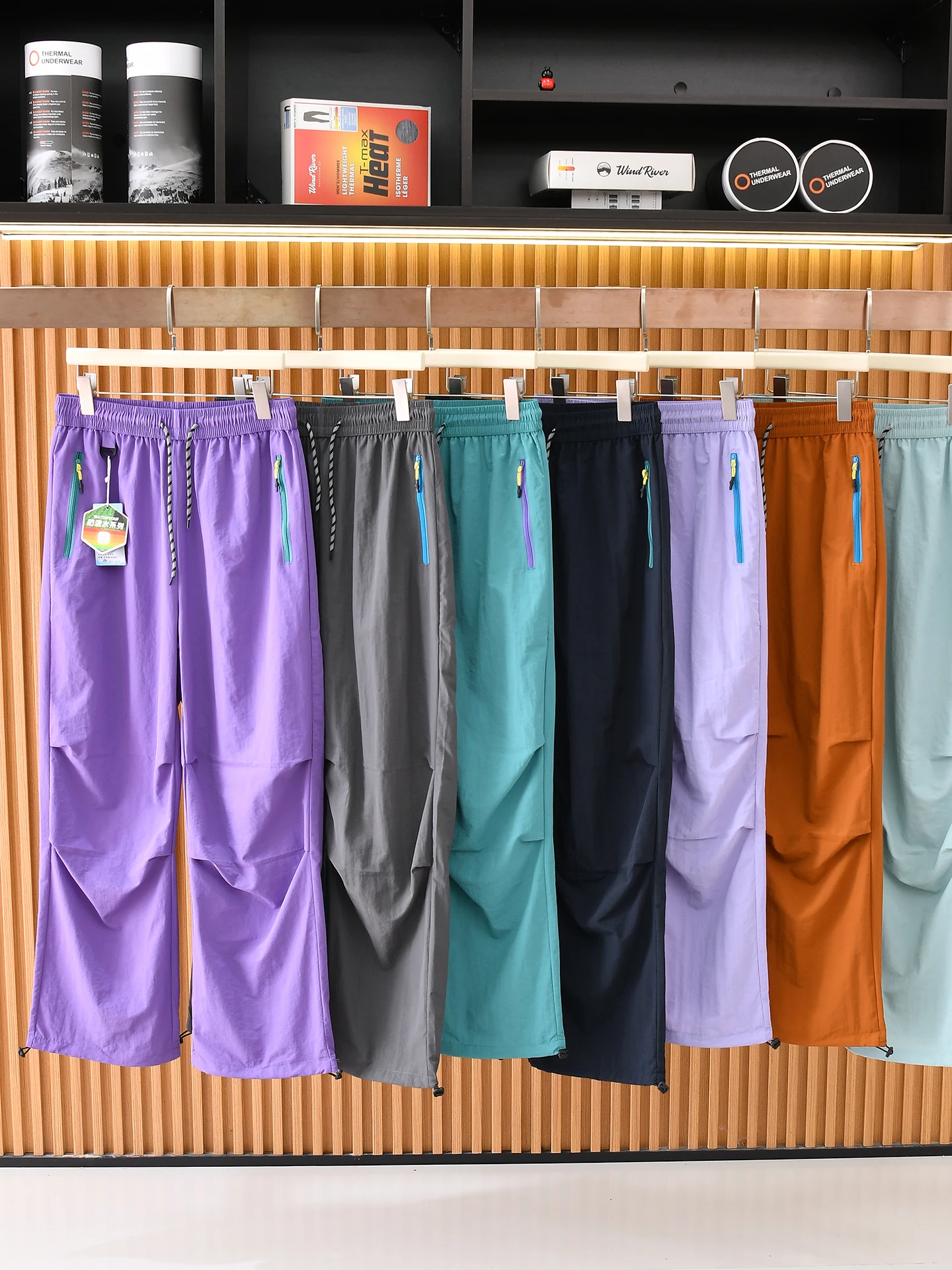 Outdoor Resist Wrinkle Wear Resistant Quick Dry Summer Hiking Casual Long Pants Trendy Paratrooper Pants Straight Leg Trousers