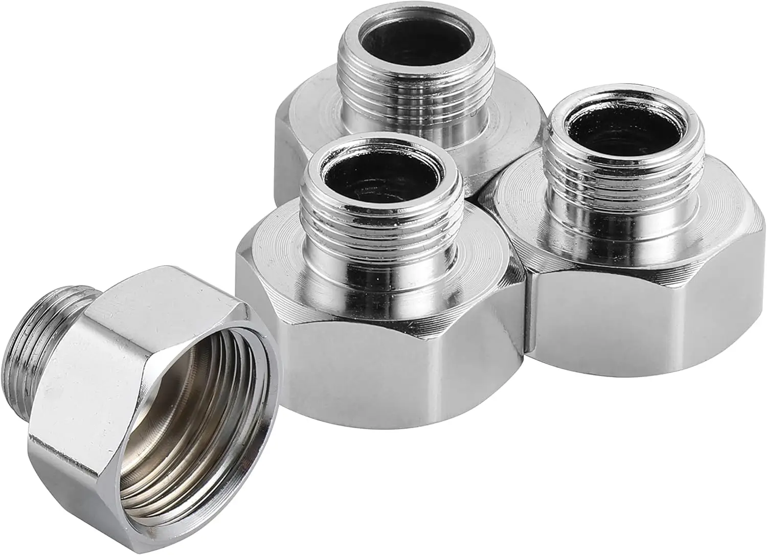 

Удлинитель трансформируемого диаметра, толстые аксессуары для нагрева воды, резьба, внутреннее и внешнее соединение из нержавеющей стали, переменное соединение 1/2 дюйма