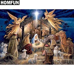HOMFUN Full Square/Round Drill 5D DIY Diamond Painting