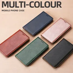 For POCO X7 Pro 5G Leather Flip Phone Case Business Protect Wallet Cover for Xiaomi Poco X7 M7 Pro Poco C75 Magnetic Book Case